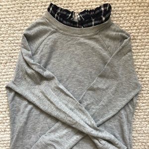 Halogen sweater with ruffle collar (size small)